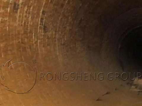 Refractory Bricks Lining in Cement Rotary Kiln