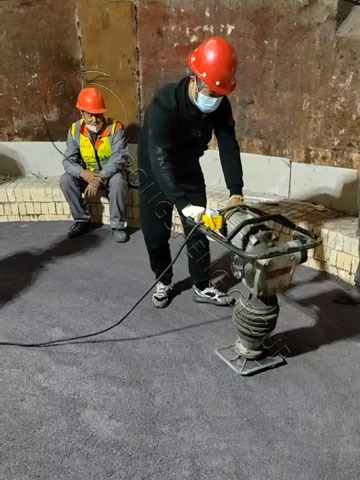 Construction of Ramming Mix